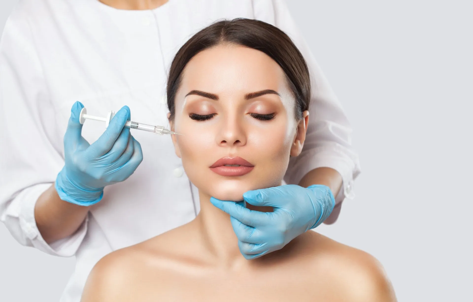 Woman receiving facial rejuvenation Platelet Rich Plasma (PRP) - Skinworks Wellness & Aesthetics - Hendersonville, TN