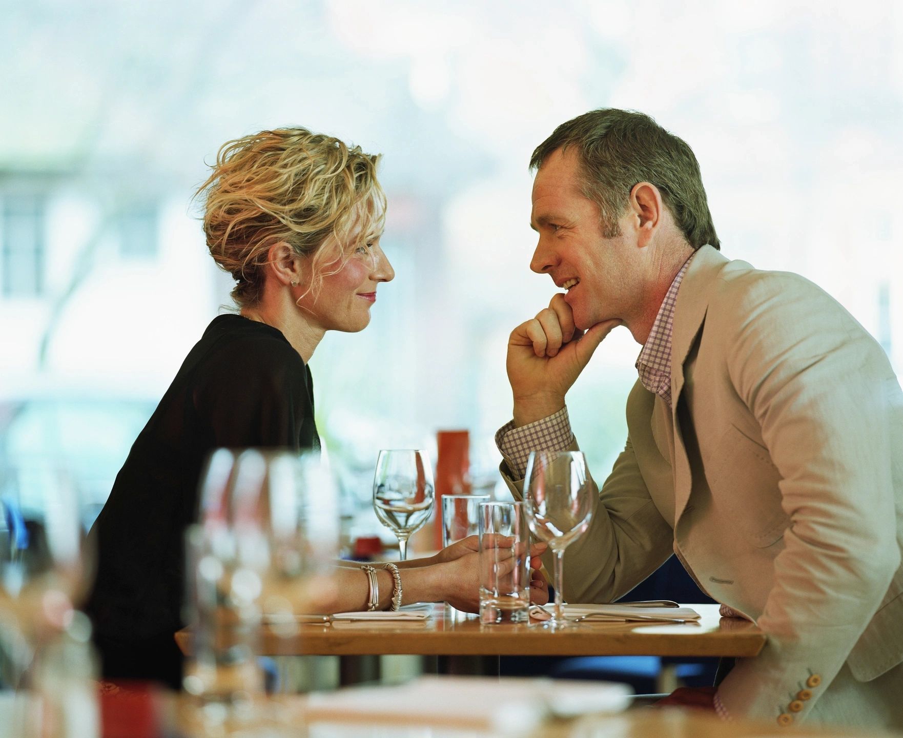 Mature adult couple on a date - Hormone Replacement Therapy for all ages